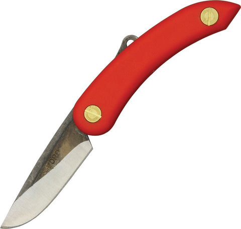 Svord Mini Peasant Folding Knife in Red