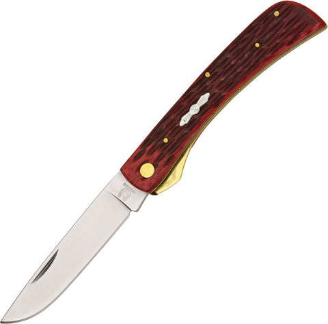 Rough Ryder Work Knife in Red Bone