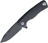 LionSTEEL ROK Framelock Folding Knife in Black