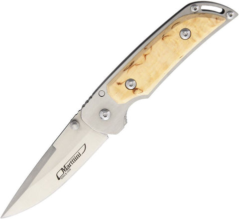 Marttiini MFK-2CB Curly Birch Folding Knife