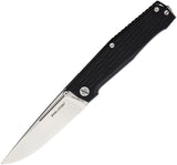 Real Steel Rokot Linerlock Folding Knife in Black